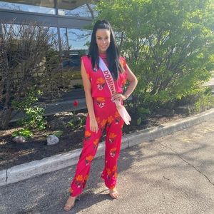 Beautiful One Piece Open Back